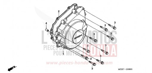 GENERATOR COVER (CBF600S6/SA6/N6/NA6) CBF600SA6 de 2006